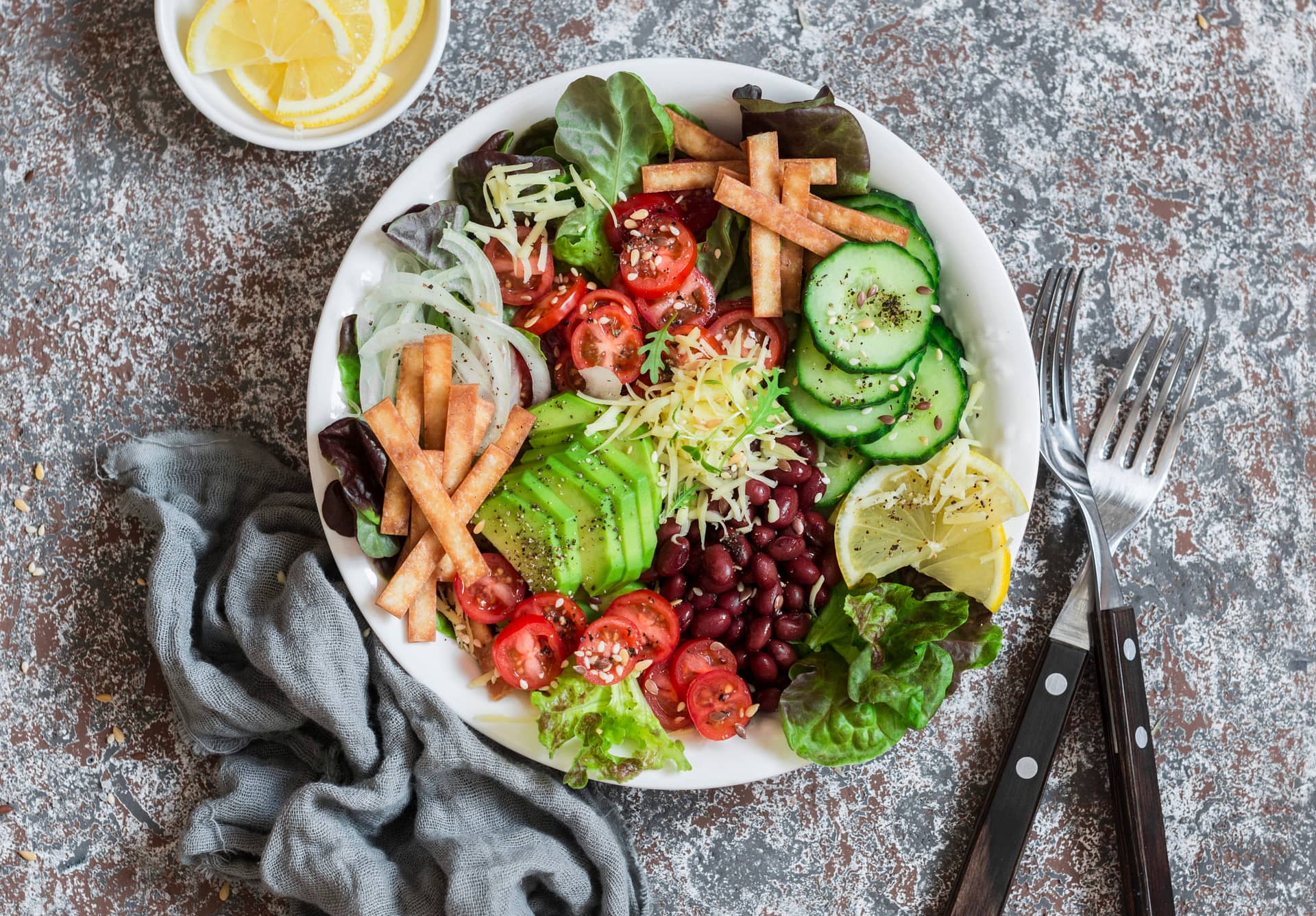 Rainbow Taco Salad - Forum Health