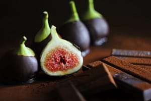 Dark Chocolate Covered Figs